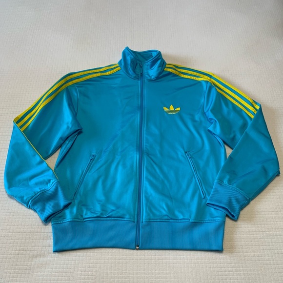 Adidas turquoise and yellow track jacket - Picture 16 of 16
